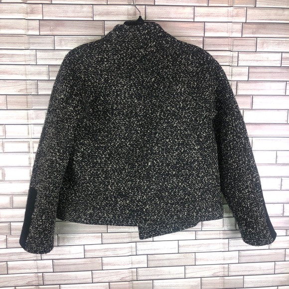 J. Crew Marled Boucle Jacket Blazer Coat Wool Blend Shade Size 6 With Pockets - Picture 5 of 7